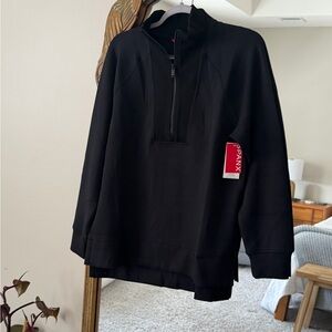 Spanx Air Essentials Brushed Half Zip Tunic